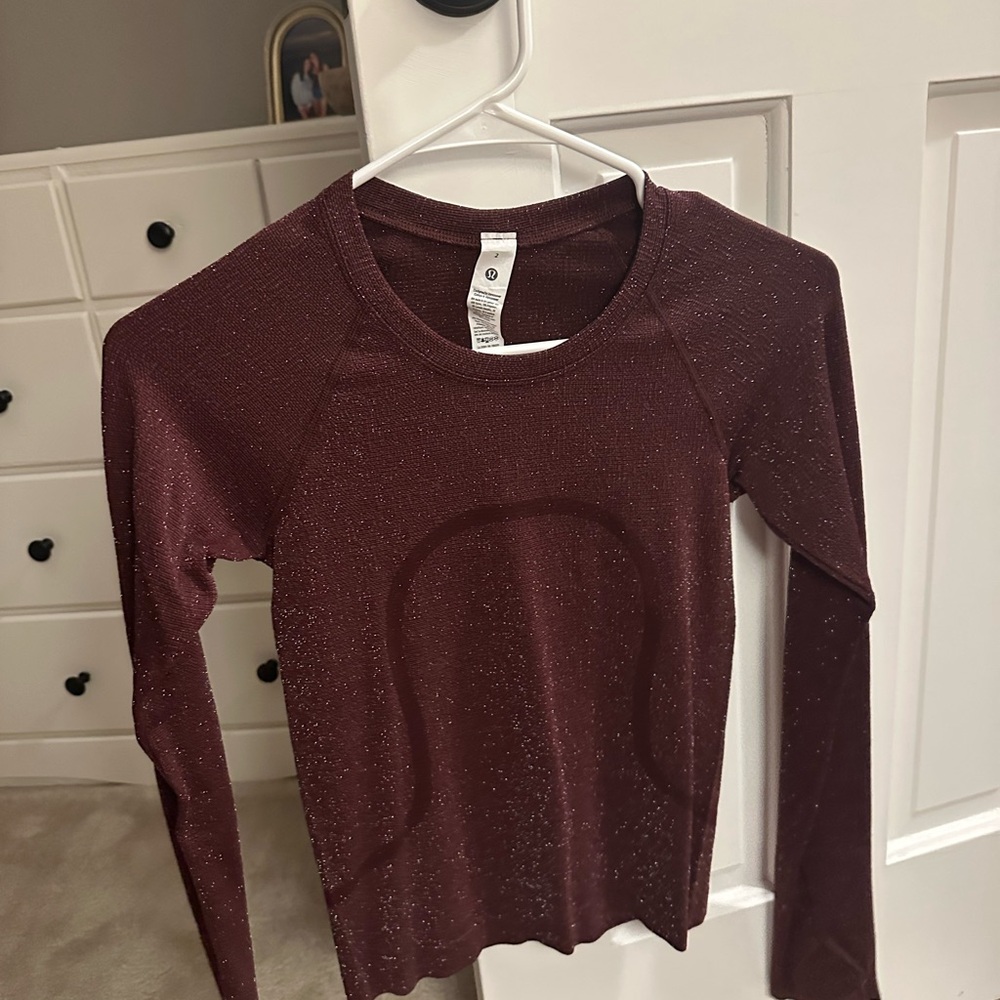 Swiftly tech sparkle long sleeve 2.0 waist length